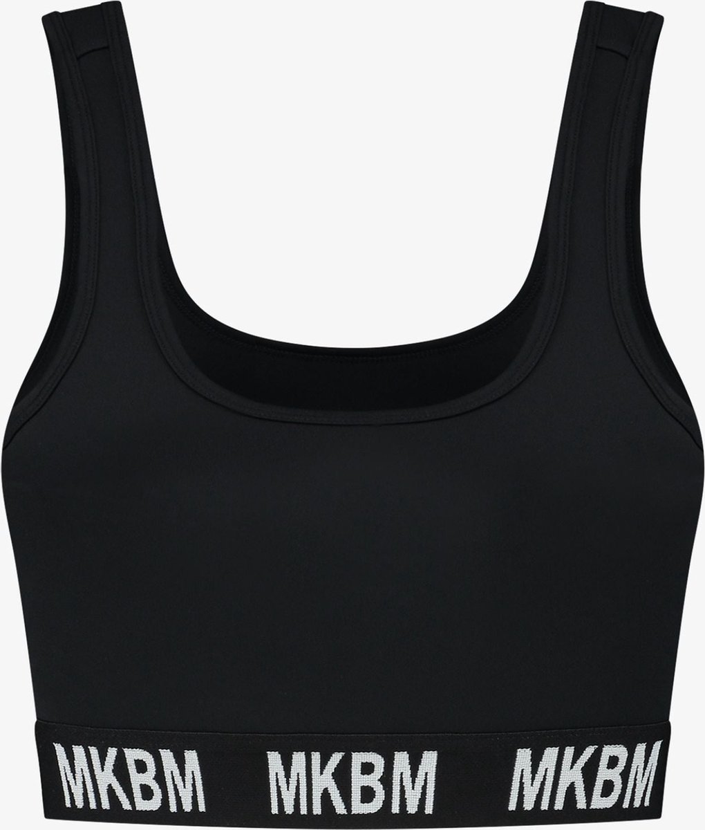 MKBM Branded Top Zwart - Maat: L