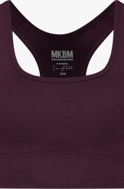 MKBM Seamless Sports Top Dark purple – Maat: L