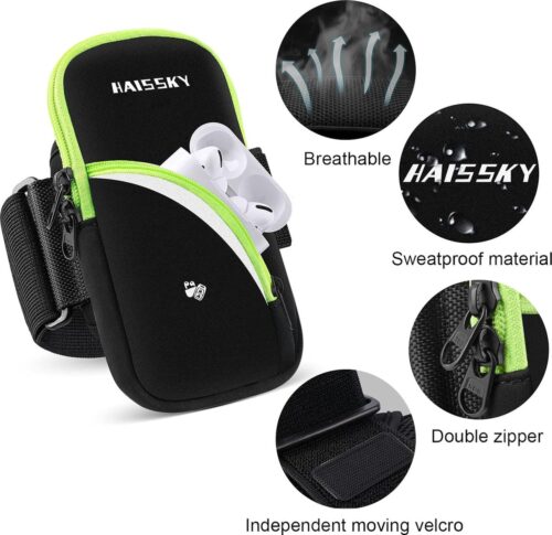Running Armband Sport Arm Bag Telefoon Houder tot 6,9 inch, Running Mobiele Telefoon Armband Sleeve Key Pouch Tas voor Fietsen