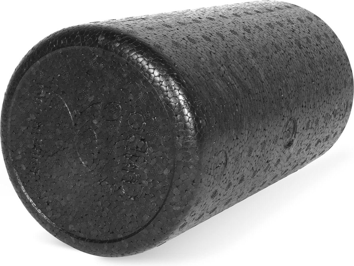 Schuimroller compact-Fasciale rol-Massageroll-Pilates Physio Yoga triggerpoint 31 x 15 x 15 cm zwart stretching foam roller