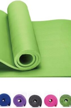 Yoga Mat Extra Dik – Fitness Mat Extra Dik – Limoengroen