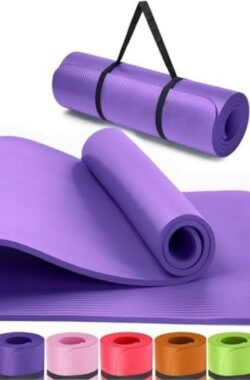 Yoga Mat Extra Dik – Fitness Mat Extra Dik – Paars
