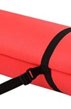 Yoga Mat Extra Dik – Fitness Mat Extra Dik – Rood – 180.34×60.96 CM