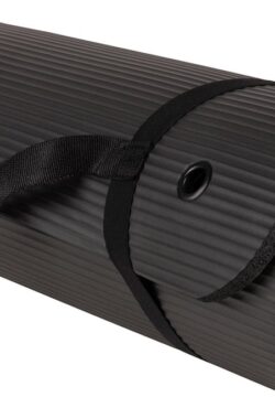 Yoga Mat – Fitness Mat Zwart – Sport Mat – 15mm – Extra Dik – Met Draagriem en tas