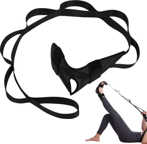 Yoga-stretchband, stretchband met 7 lussen, yoga stretchriem, zeer elastisch gymnastiekband met TPE-spanbanden, oefenlus voor het rekken van de beenspieren
