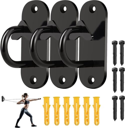 Deuranker voor weerstandsbanden oefeningen - wandhaken voor suspensietrainer - plafondhaak van staal voor maximaal 150 kg - deurband weerstand workout - weerstandstraining yoga - krachttraining uitrusting