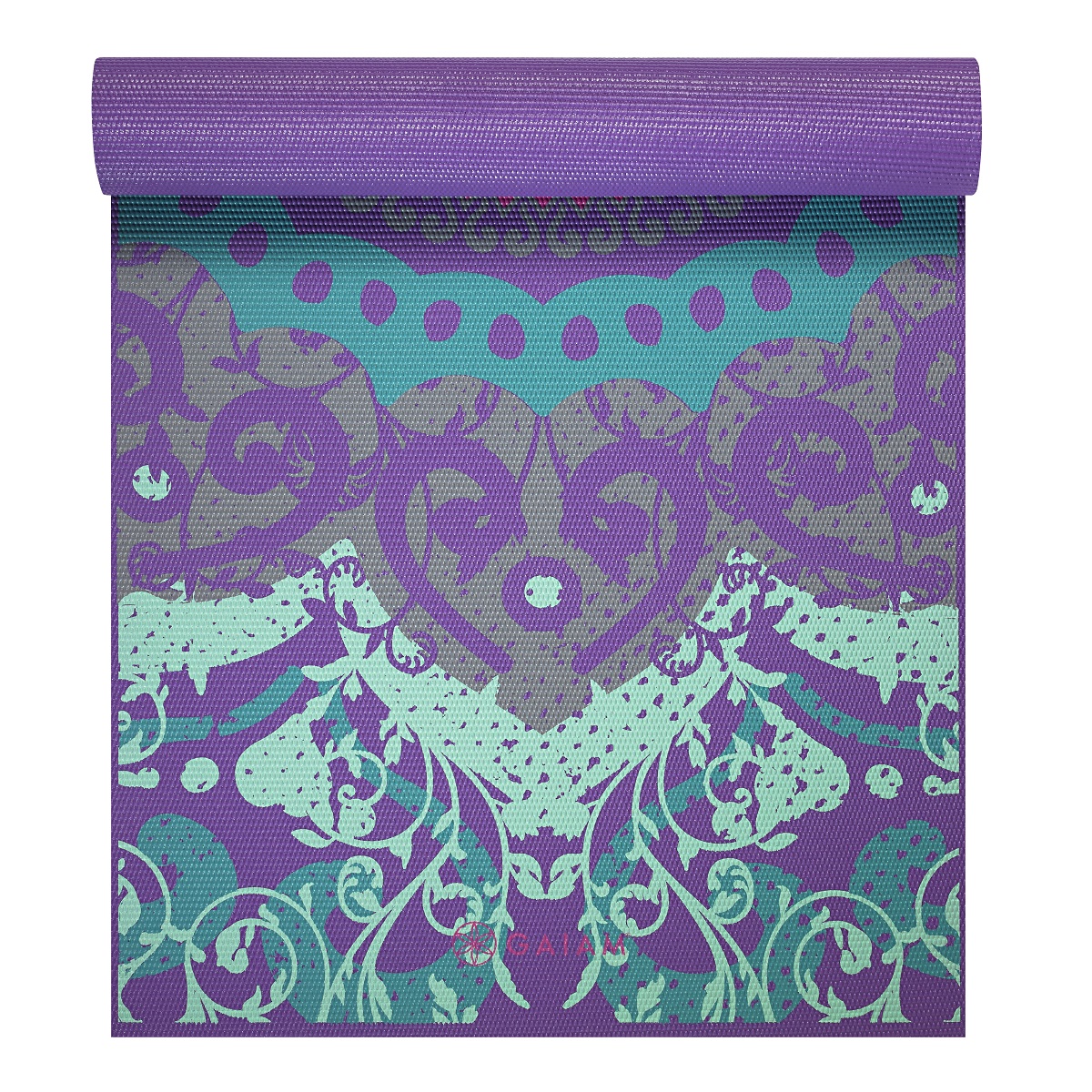 Gaiam Yoga Mat - 4 mm - Moroccan Garden