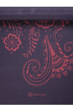 Gaiam Yoga Mat – 6 mm – Aubergine Swirl