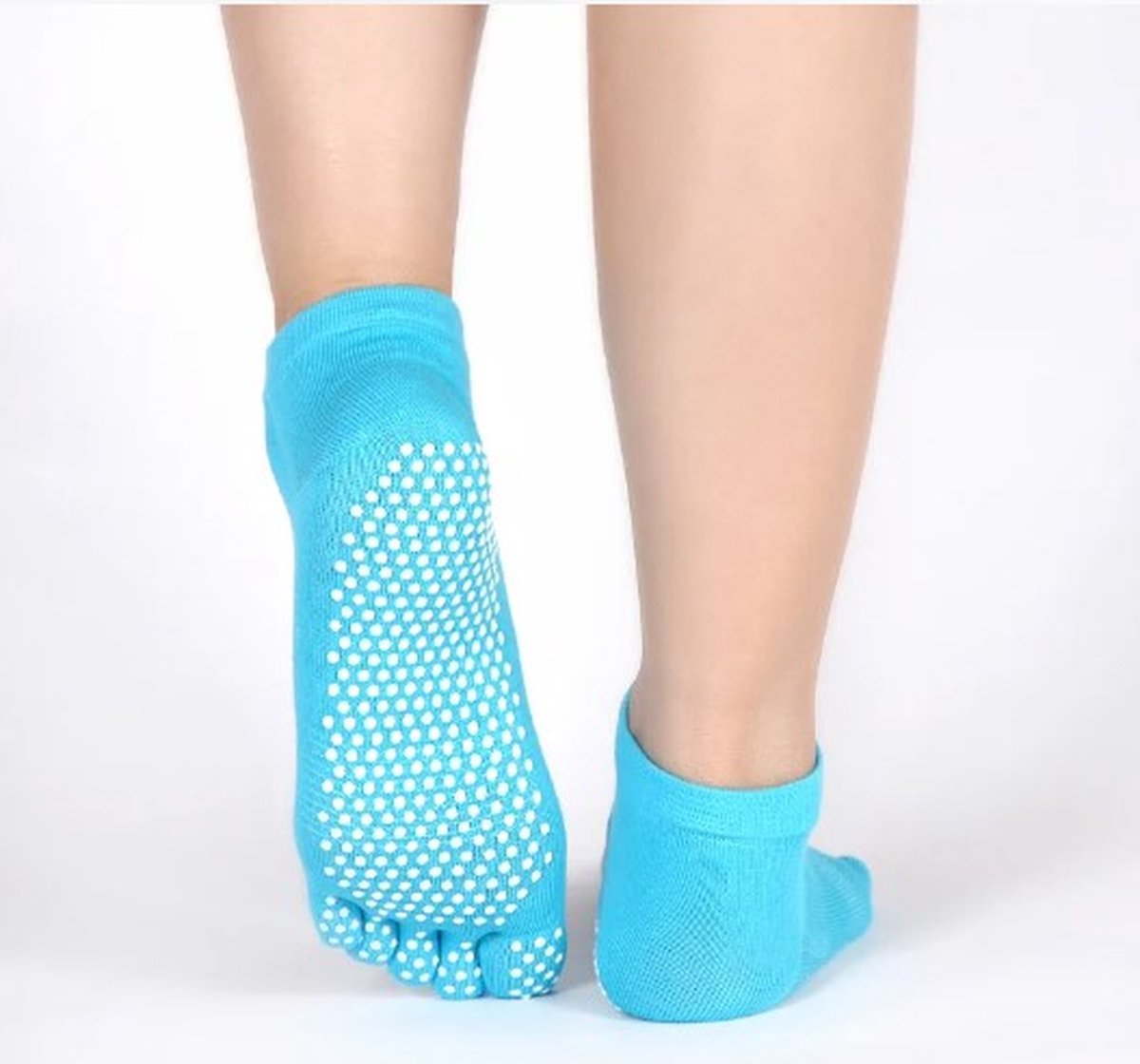 Go Go Gadget - Yoga Sokken - Tenen sokken - Maat 36-40 - Blauw