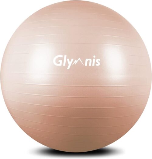 Gymnastiekbal zitbal 55 cm 65 cm 75 cm dikke pilatesbal met luchtpomp robuust 300 kg maximale belasting voor thuisgym kantoor