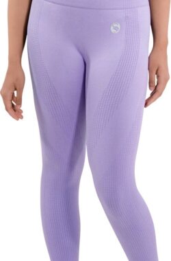 Lavendel x StarkSoul Hoge Kwaliteit Sportlegging met Hoge Taille – Sportlegging Dames – Sportbroek Dames – High Waisted Legging – Gereflecteerd – Lavendel – S