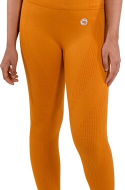 Lavendel x StarkSoul Hoge Kwaliteit Sportlegging met Hoge Taille – Sportlegging Dames – Sportbroek Dames – High Waisted Legging – Gereflecteerd – Oranje – L