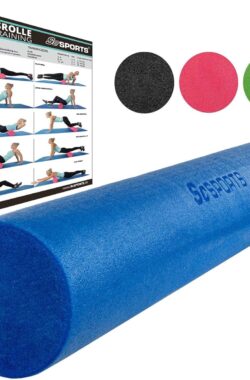 Massage roller – Foam roller massage – Schuim Roller – Foam roller – 1 kg – Schuim – Blauw – 90 x 15 x 15 cm