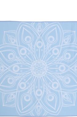 Pure2Improve Yoga handdoek 38 x 61 cm Blauw