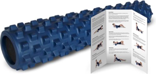 RumbleRoller 12" Compact Original Blue Textured Foam Roller