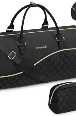 Sporttas voor dames groot 47 liter handbagage tas reistas met schoenenvak vak voor natte spullen laptopvak weekendtas ziekentas geboorte voor gym yoga reizen zwemmen sauna – Tolaccea Sporttas