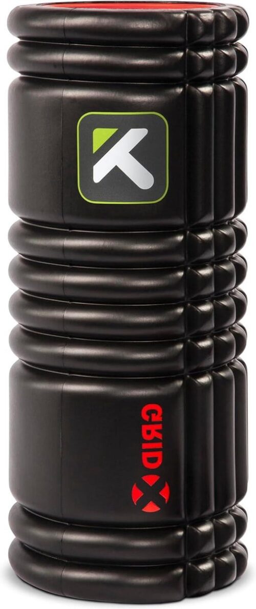The Grid X Extra stevige schuimrol voor diepe weefselspiermassage - zwart 13" 33cm - gerichte massage