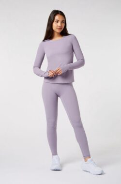 YO-GAYA – Long Sleeve Top – Lavender – Maat – XL – Fitness – Sportkleding
