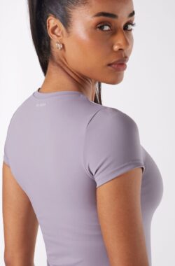 YO-GAYA – Short Sleeve Top – Lavender – Maat – XS – Fitness – Sportkleding