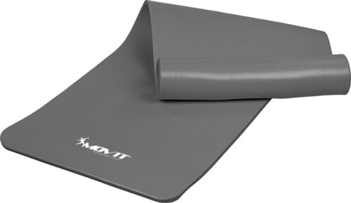 Yoga mat - Yogamat - Fitness mat - Sport mat - Fitness matje - Pilates mat - Oprolbaar - 190 x 100 x 1.5 cm - Grijs