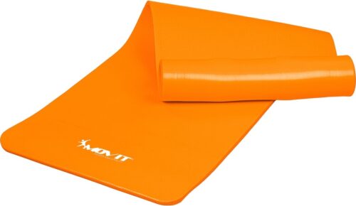 Yoga mat - Yogamat - Fitness mat - Sport mat - Fitness matje - Pilates mat - Oprolbaar - 190 x 100 x 1.5 cm - Oranje