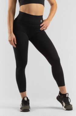 ZEUZ Sport Legging Dames High Waist – Sportkleding & Sportlegging Squat Proof voor Fitness & Crossfit – Hardloopbroek, Yoga Broek – 70% Nylon & 30% Elastaan – Zwart – Maat XL