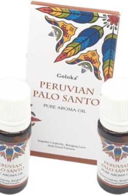 4x stuks geurolie Palo Santo 10 ml flesje – Smudgen – Aromaolie/parfumolie voor in geurbranders – Huisparfum- Aromatische oliën