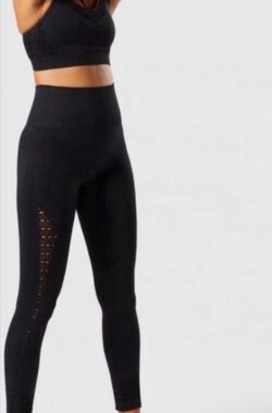 CHPN – Legging – Sportlegging – Bewerkte legging – Shape Legging – Maat S – Anti Cellulite – High Waist – Comfortabel – Zwart – Speciale Legging – Sportbroek – Legging voor sport