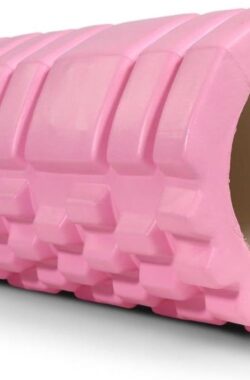 Fitness Foam Roller FitRoller Schuimroller – Pilates Yoga 14×33 cm – Rekoefeningen Draagbaar – Multifunctioneel gebruik – Voor het hele lichaam – 3 Intensiteitsniveaus