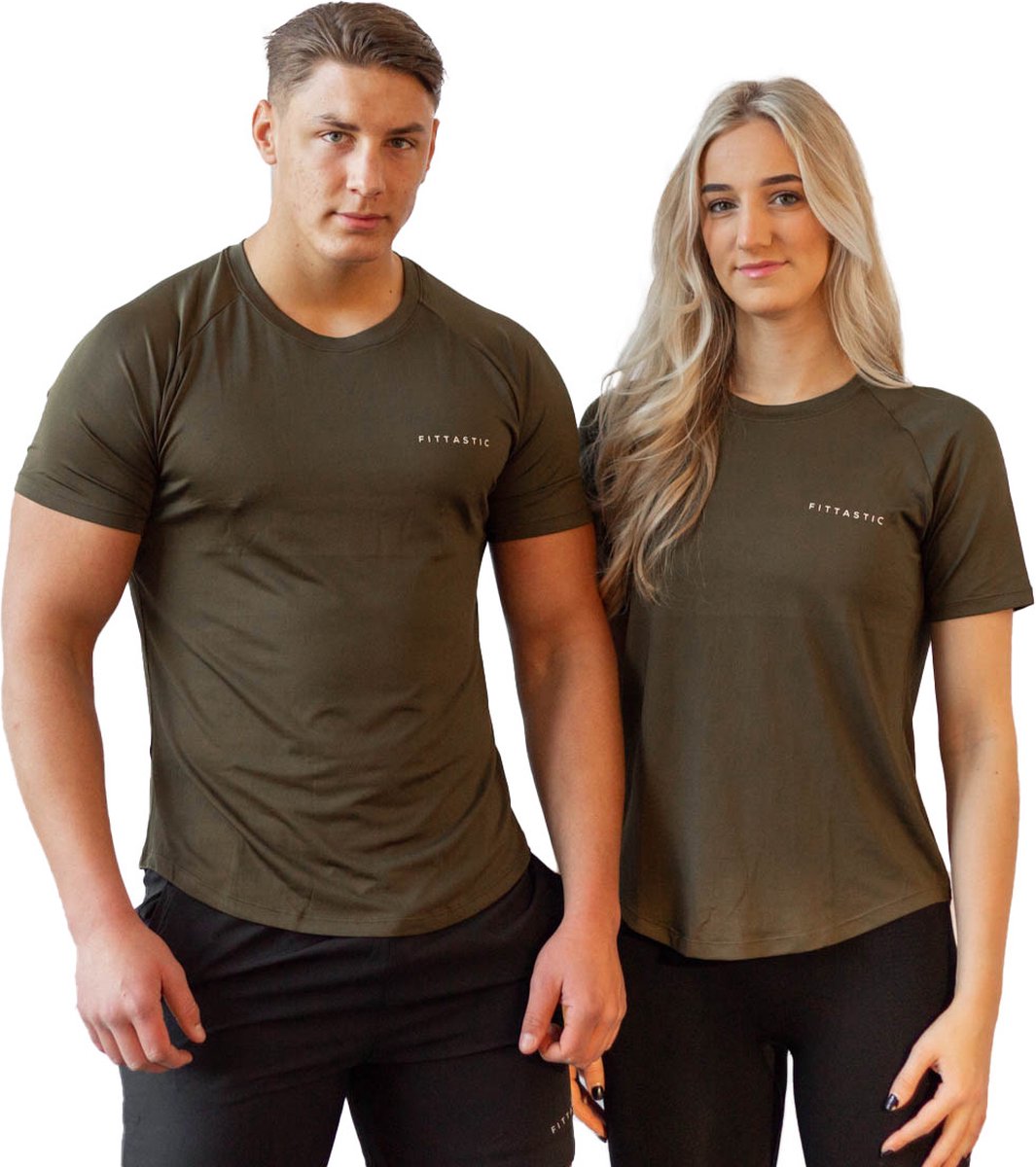 Fittastic Sportswear Army Green Shirt - Groen - XL