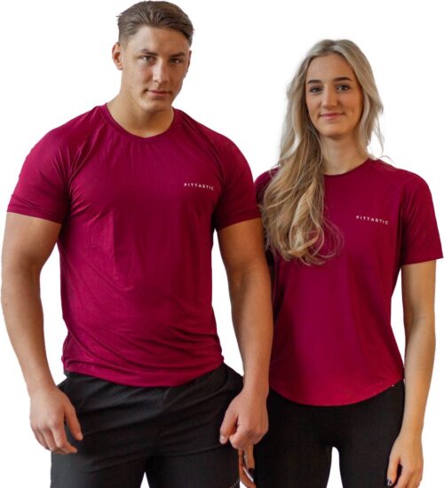 Fittastic Sportswear Bordeaux Red Shirt - Rood - L