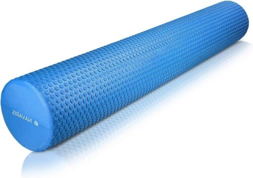 Foam roller 90cm voor pilates yoga en oefeningen - Medium hardheid - Massage roller - Beginners en gevorderden