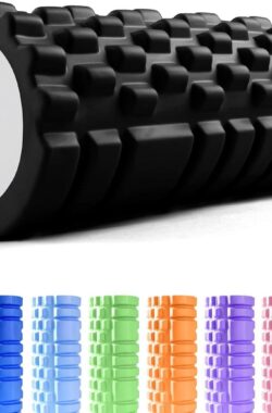 Foamroller Superieure Spier Ultralichte Resistentie – Zelfmassage Tool voor Herstel en Flexibiliteit (Zwart)