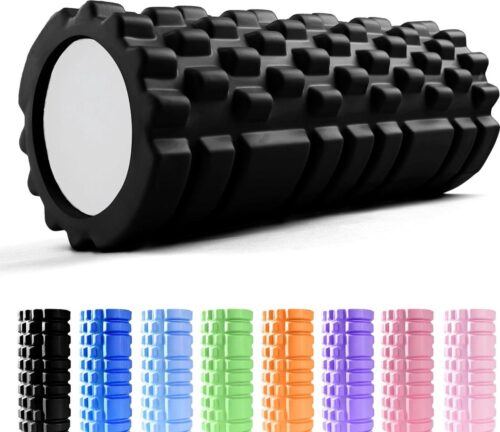 Foamroller Superieure Spier Ultralichte Resistentie - Zelfmassage Tool voor Herstel en Flexibiliteit (Zwart)