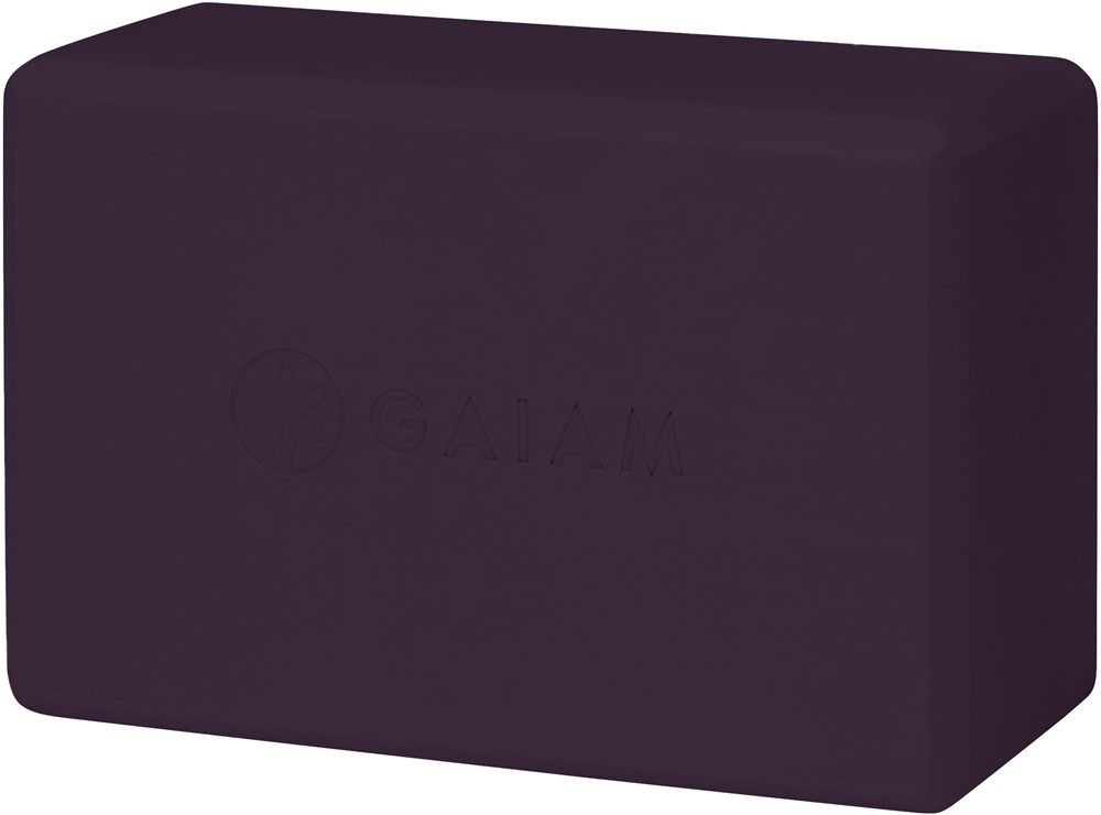 Gaiam Yoga Blok - Midnight Plum