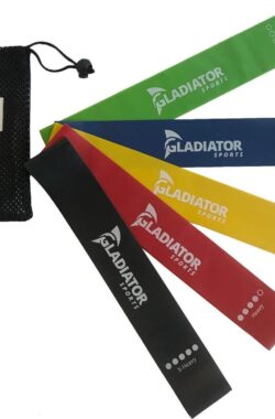 Gladiator Sports weerstandsbanden – Verschillende niveaus – 5 Stuks