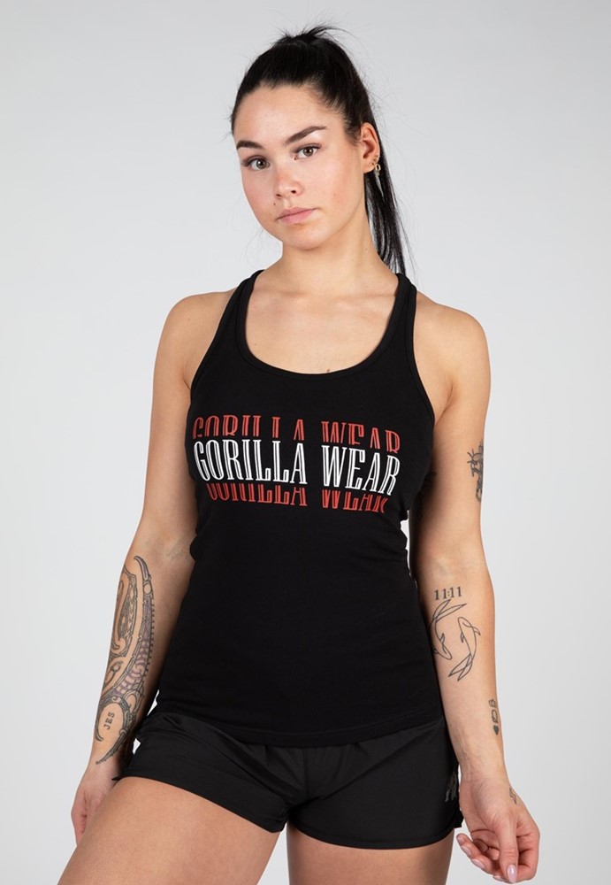 Gorilla Wear Verona Tank Top - Zwart - XS