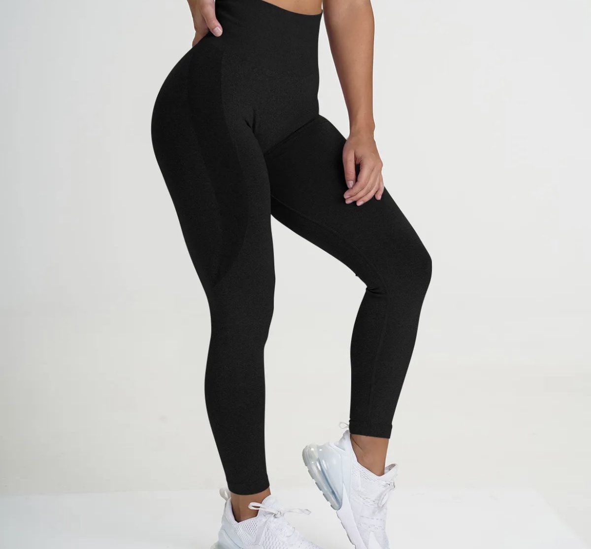 Gymlegging BUTTLIFT - Maat S - Zwart - Pushup Legging - Fitness Legging - Sportlegging - Sportkleding - Yoga legging