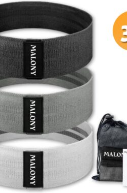 Malony Weerstandsbanden Set – Inclusief Draagtas – Resistance Bands – Fitness Elastiek – 3 Delige Set