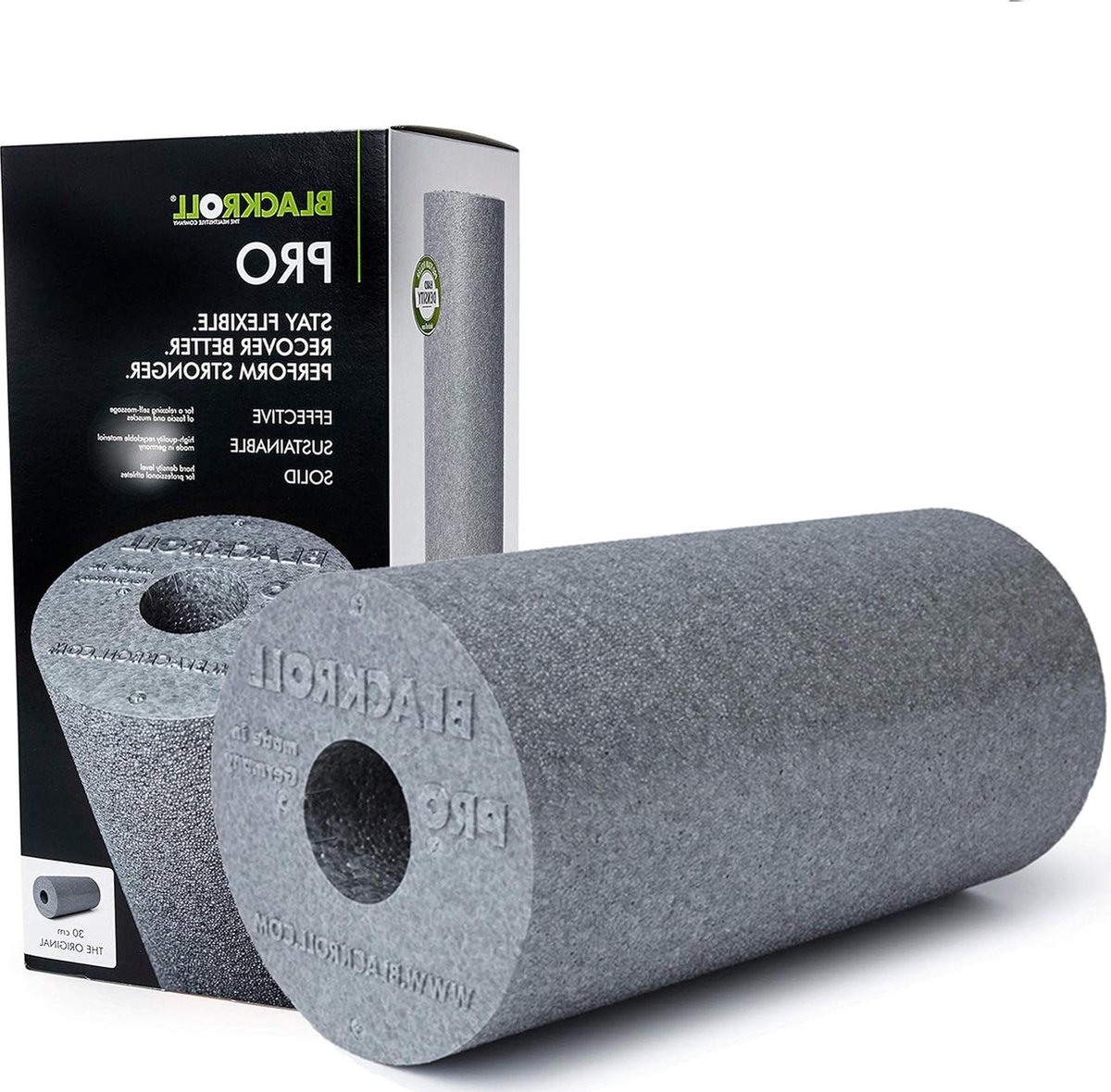 PRO foamroller - diepe zelfmassage rug nek - harde massage roller - functionele training