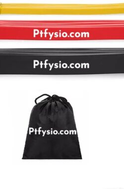 PtFysio Weerstandsbanden – Resistance bands – Fitness Elastiek – Weerstandsbanden fitness – Fitness Elastiek – Set van 3 Banden