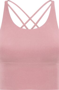 PureSquare – crop top – sportbh – Sporttop – Pink – maat XS – vaste bh cups – fitness – sport – yoga