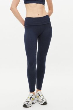 Rohnisch Soft Fold Over Yoga Legging – Black Iris