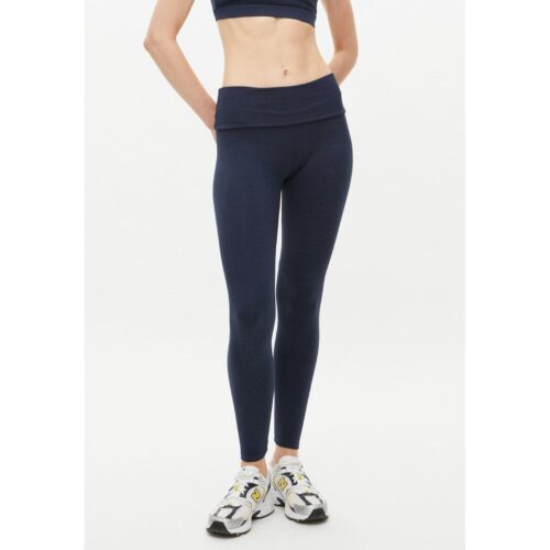 Rohnisch Soft Fold Over Yoga Legging - Black Iris