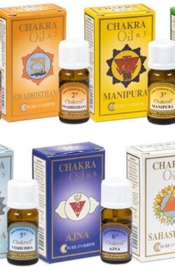 Set van 7 Essentiële chakra oliën