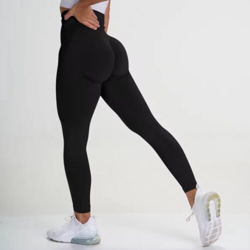 Shapetape High waist sportlegging - Maat XXL - Zwart - sportbroek - squat proof - sportkleding dames - Yoga kleding dames - hardloopbroek dames - yoga legging dames - Tiktok legging