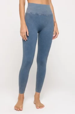 Spiritual Gangster Love Sculpt Washed 7/8 Yoga Legging – Orion Blue