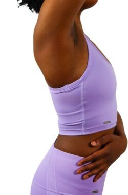 Sportkleding – sportset dames- fitnessset- fitnesskleding- yogawear – yogaset – yogakleding – sportset licht paars- Extra Large