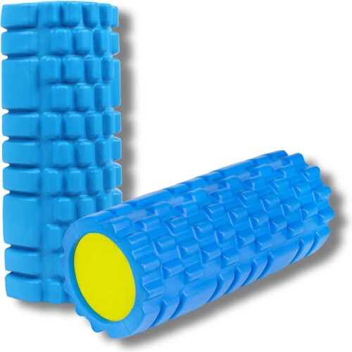 Stevige kern Foam Roller - Massage Roller voor Fitness, Yoga, en Pilates - Rug Massage Roller voor myofasciale massage - Verbeterde bloedcirculatie - Blauw