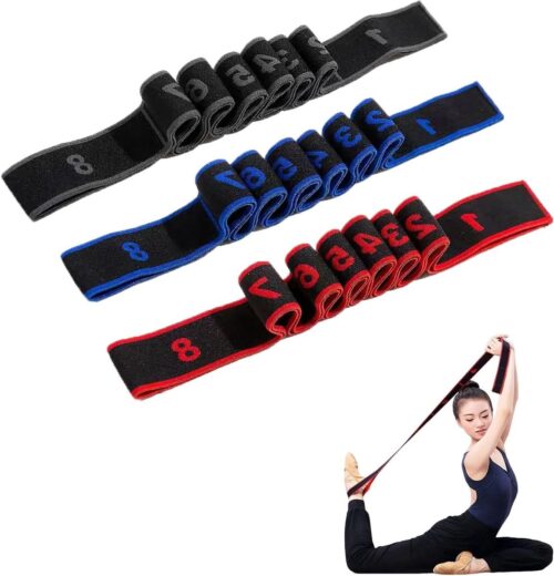 Stretch riem voor yoga en fitness - hoge elasticiteit - weerstandsbands voor gymnastiek en dans - pilates accessoires